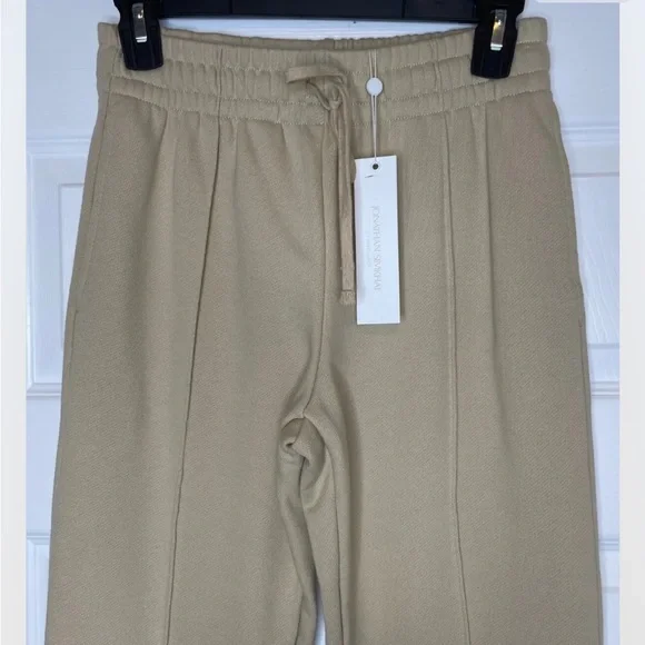 JONATHAN SIMKHAI Sand DUNE Niya Organic Cozy Lounge Seam Terry Track Jogger Pant - Picture 7 of 11